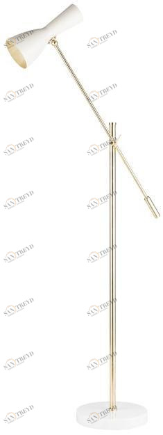 Il Bronzetto Торшер для чтения с гибким кронштейном Wormhole Wor01j