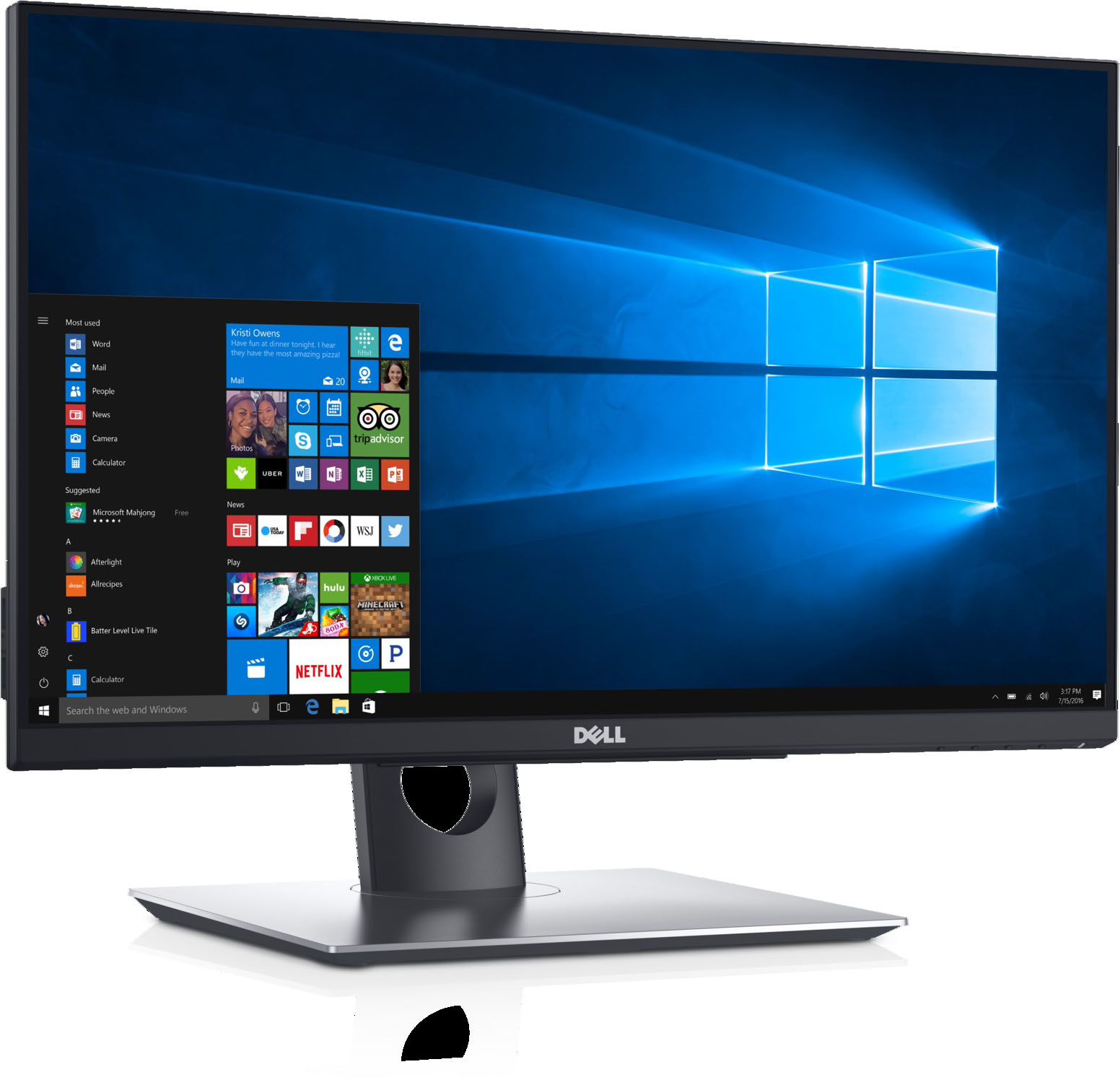 2418-5128 p2418ht 23.8"touch, ips, 1920x1080, 6ms, 250cd/m2, 1000:1, 178/178, height adjustable, tilt, swivel, vga, dp, hdmi, 5xusb 3.0, black, 3 y Dell Santreyd  - Вид №1