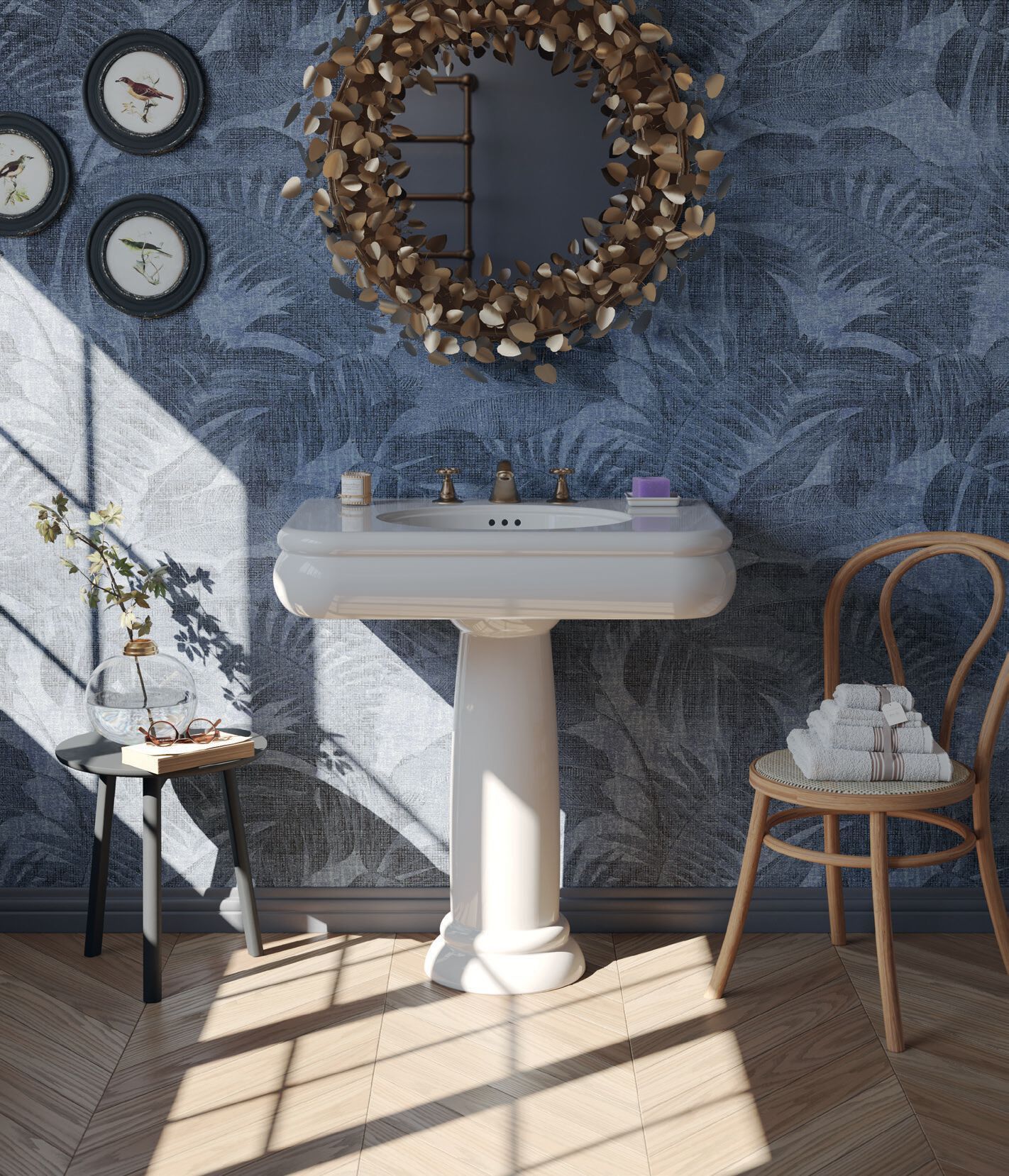 Керамическая подвесная раковина BLEU PROVENCE Romantica ARCH-00145921 - Вид №2