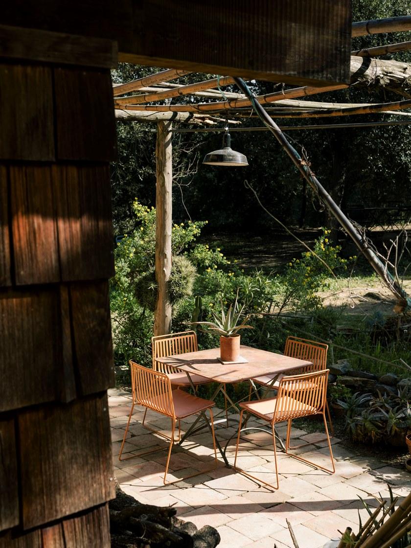 ONDARRETA Стул для сада со стальными санями Alo sun-id-1403161 - Вид №9