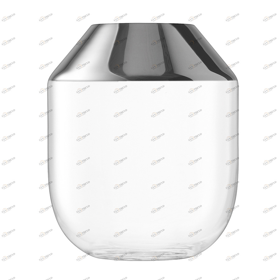Ваза space 39 см платина LSA INTERNATIONAL ДИЗАЙНЕРСКИЕ 253375 Прозрачный 