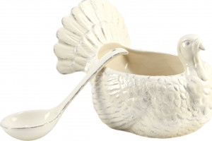 10642271 Certified International Соусник 3D с ложкой Certified Int. Осенние поля.Индюшка 760мл, керамика Керамика