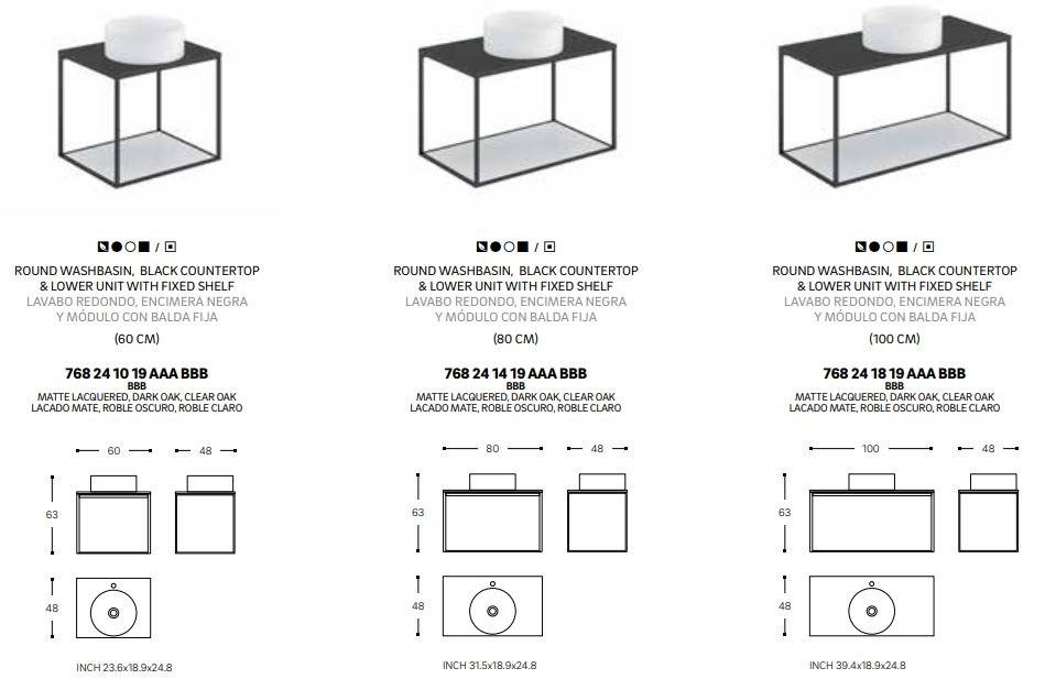 Cosmic Подвесная тумба под умывальник The grid evo sun-id-1361786 - Вид №3