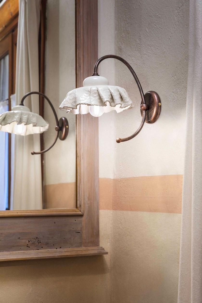 FERROLUCE Настенный керамический светильник с фиксированным кронштейном Modena C900 - Вид №1