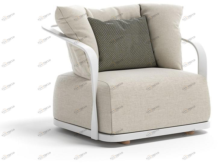 Atmosphera Садовое кресло из ткани со съемным чехлом с подлокотниками Tango Tg.pl