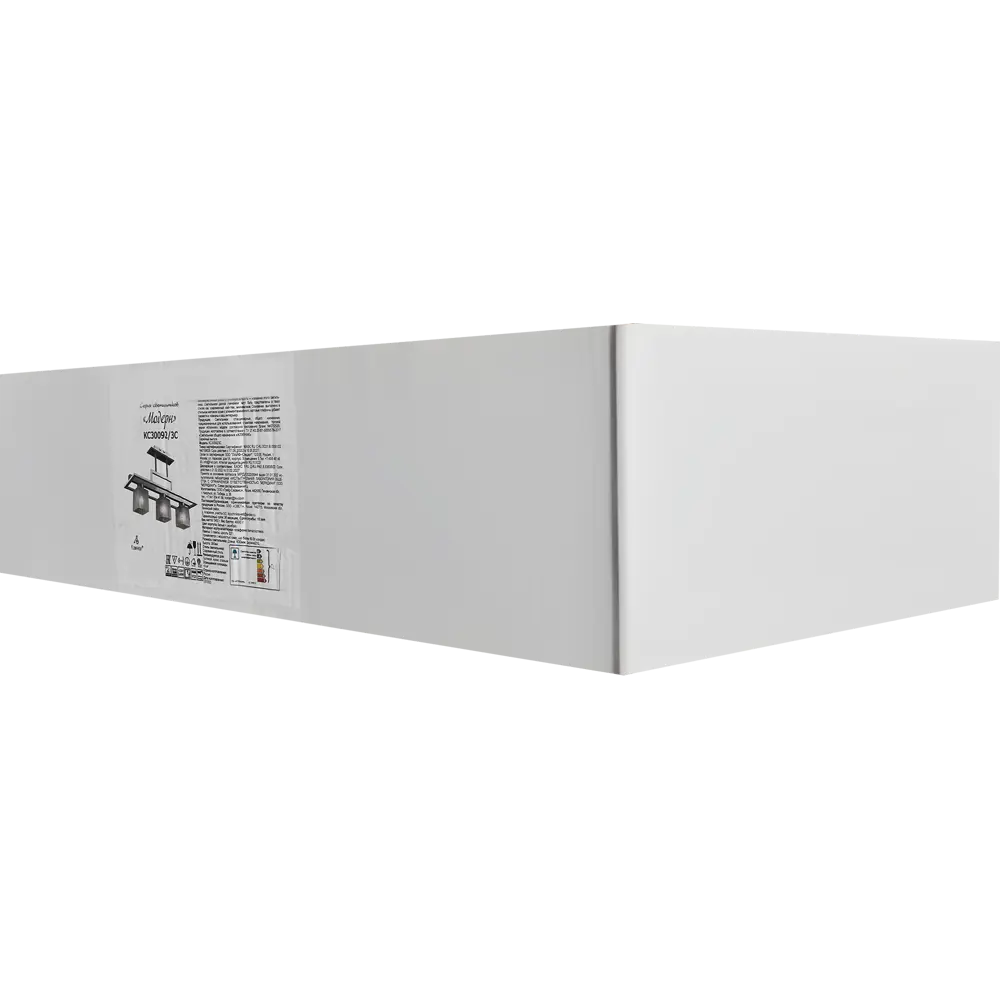 Люстра потолочная Модерн КС30092/3C, 3 лампы, 9 м², цвет белый КЛЮЧНИК STLM-2112244 - Вид №7