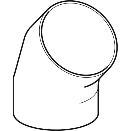 370.015.16.1 Отвод сегментный Geberit PE Geberit  - Вид №1