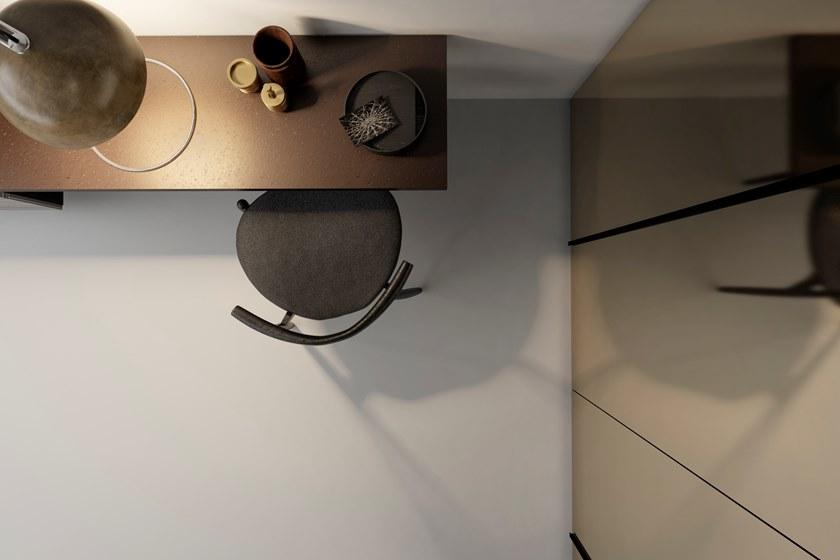 De Rosso Гардероб с распашными дверцами и встроенной зеркальной ручкой sun-id-1410452 - Вид №3