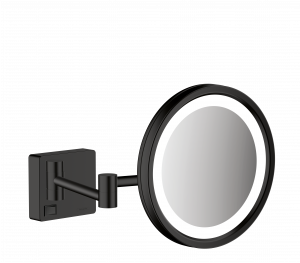 41790670 AddStoris Зеркало для бритья со светодиодной подсветкой Hansgrohe