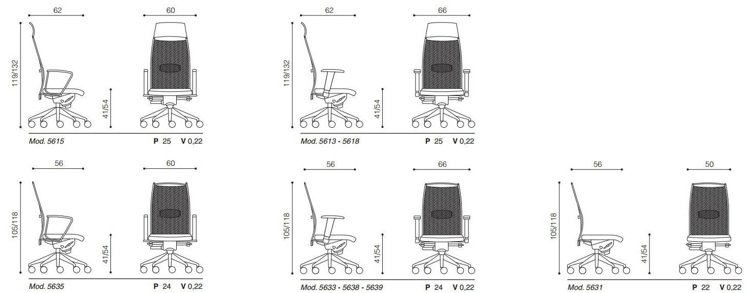 Ares Line Стул для руководителя с регулируемой высотой Link family sun-id-1493721 - Вид №6