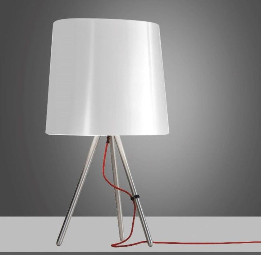 Martinelli Luce Настольная лампа из алюминия с тканевым абажуром Eva 798 - Вид №3