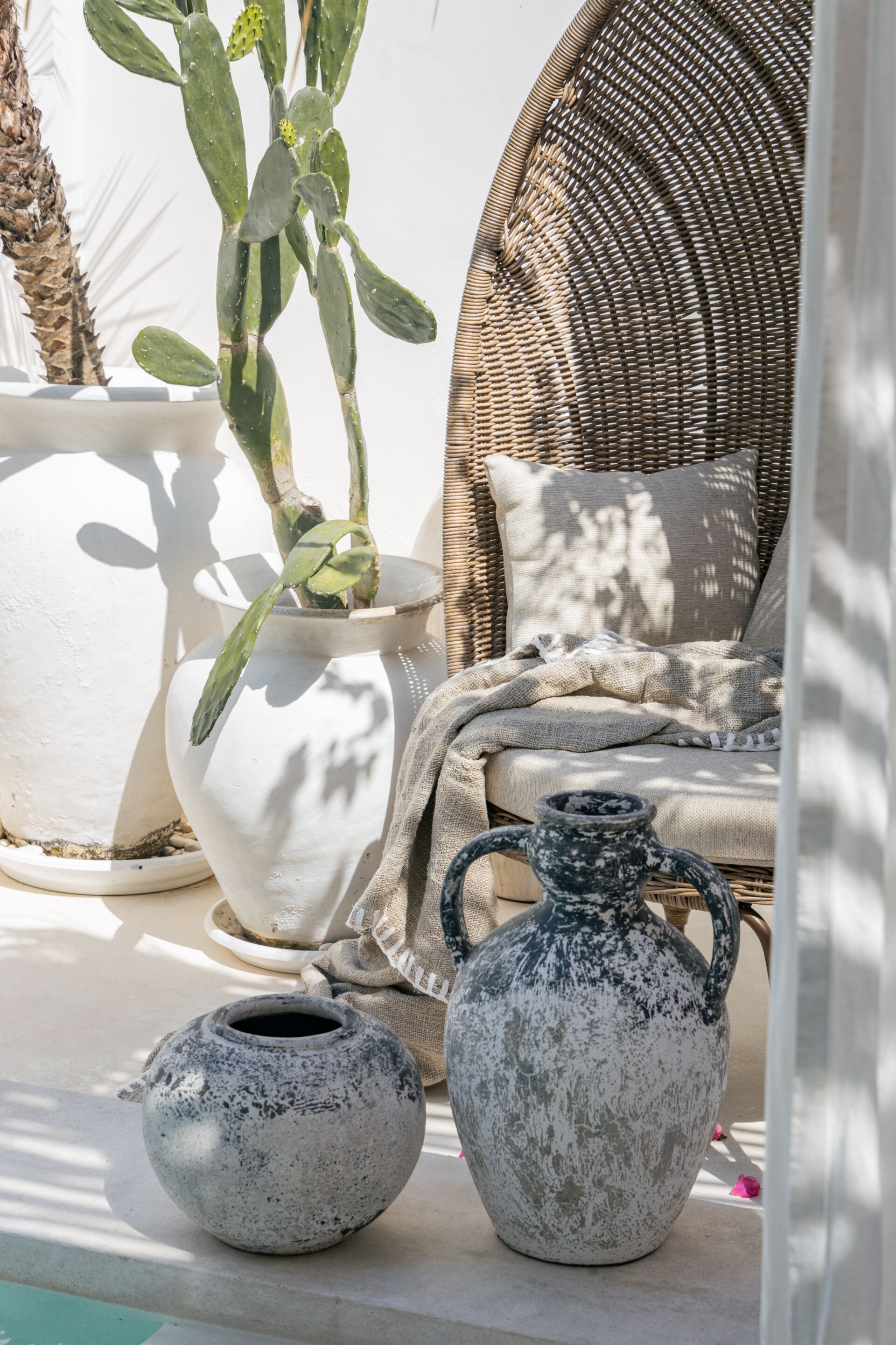 Садовое кресло из синтетического волокна с высокой спинкой cbdesign Long Beach ARCH-00090657 - Вид №3