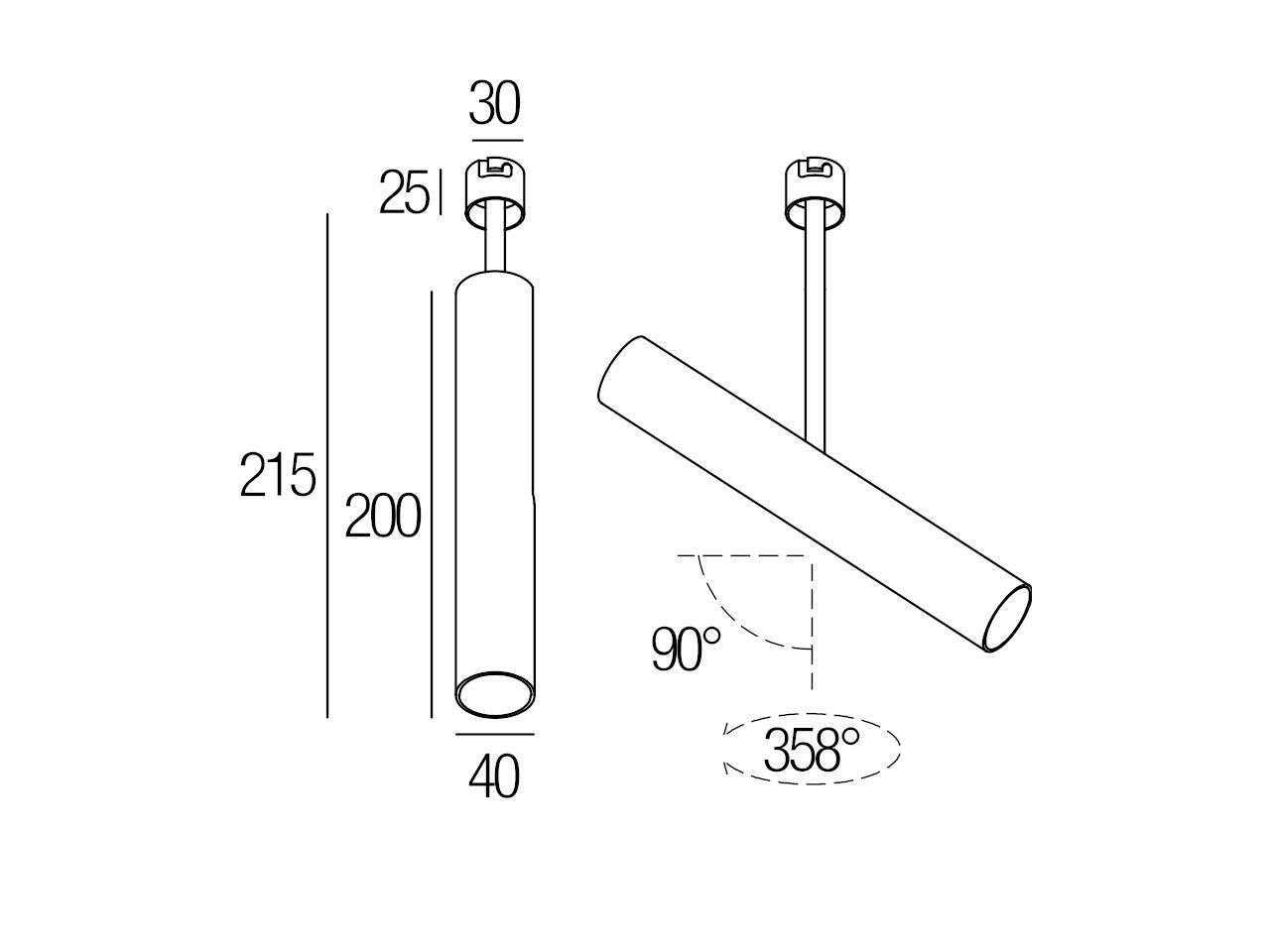 Регулируемый светодиодный прожектор Flexalighting JOS F10 ARCH-00037257 - Вид №2