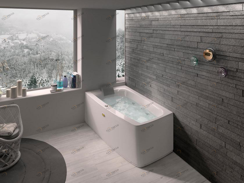 Jacuzzi® Асимметричная гидромассажная ванна Essentials sun-id-1351189