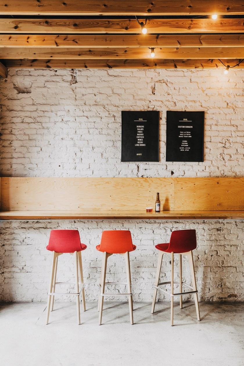 ENEA Высокий деревянный табурет со спинкой Lottus wood sun-id-1429751 - Вид №7