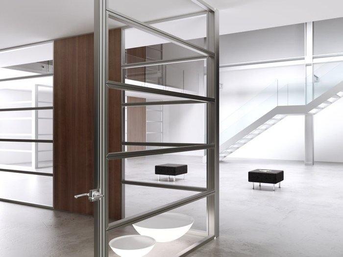 MASCAGNI Мобильная стена из алюминия и стекла для офиса Allinone sun-id-1370513 - Вид №2