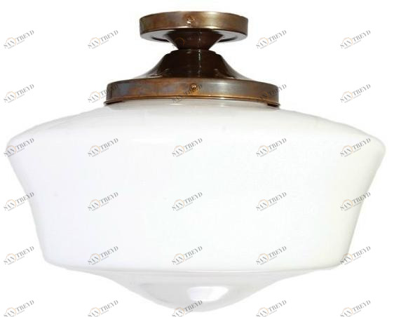Mullan Lighting Потолочный светильник прямого света ручной работы Schoolhouse Mlcf03 