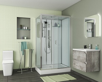 Душевая кабина NG-6012GQR (1200х800х2100) Santreyd NG-6012-01GQR