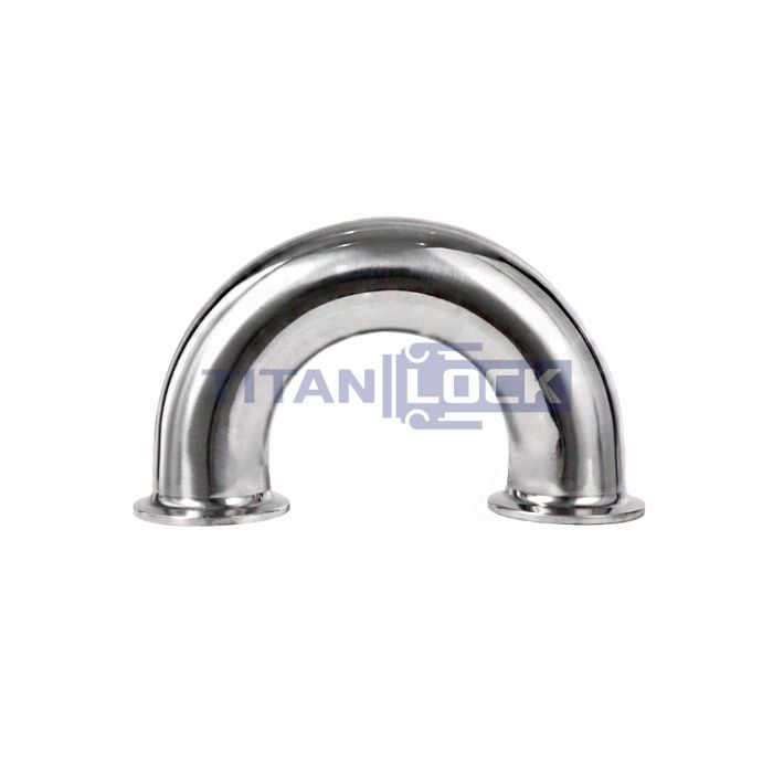 Отвод под Clamp 180 градусов, DN 20, нерж.316 TLCB20/180SS TITAN LOCK 