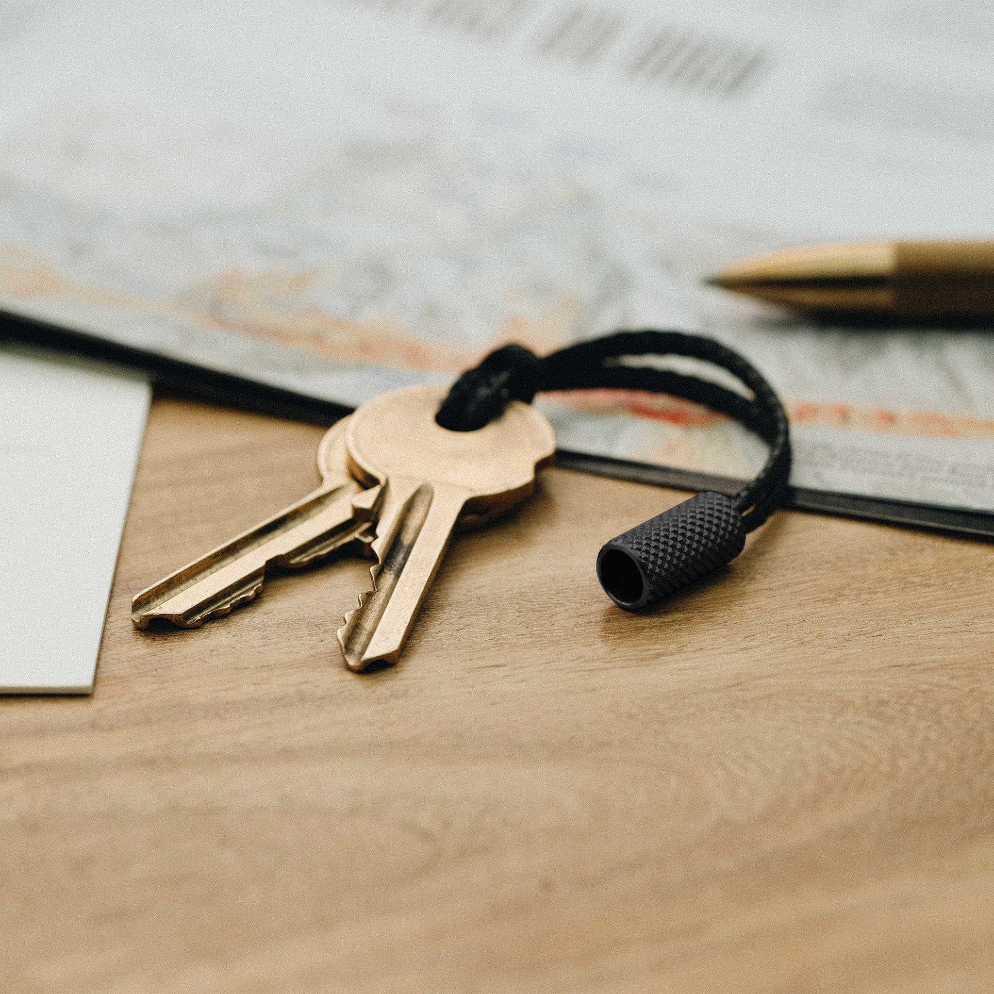 W205BST Брелок для ключей - черная сталь Wingback  - Вид №5