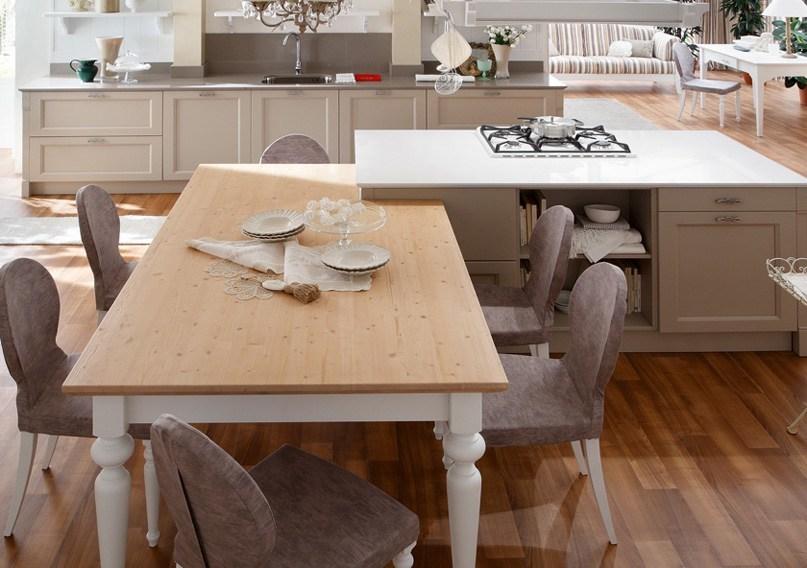 Callesella Arredamenti Модульная деревянная кухня с островом Kitchen sweet kitchen sun-id-1434367 - Вид №5