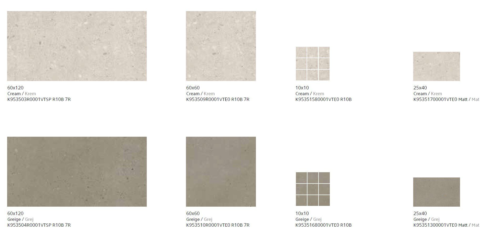 Цементный эффект фарфоровый пол / сайдинг VitrA Bathrooms FLAKECEMENT ARCH-00004368 - Вид №1