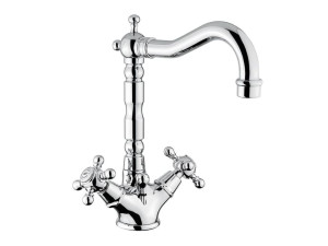 Смеситель для раковины из хромированной латуни