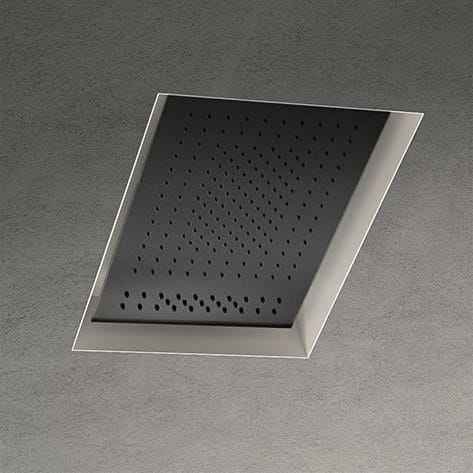 Нержавеющая сталь прямоугольная встраиваемая душевая головка с 2 струями Fantini Rubinetti Acquafit ARCH-00046121 - Вид №11