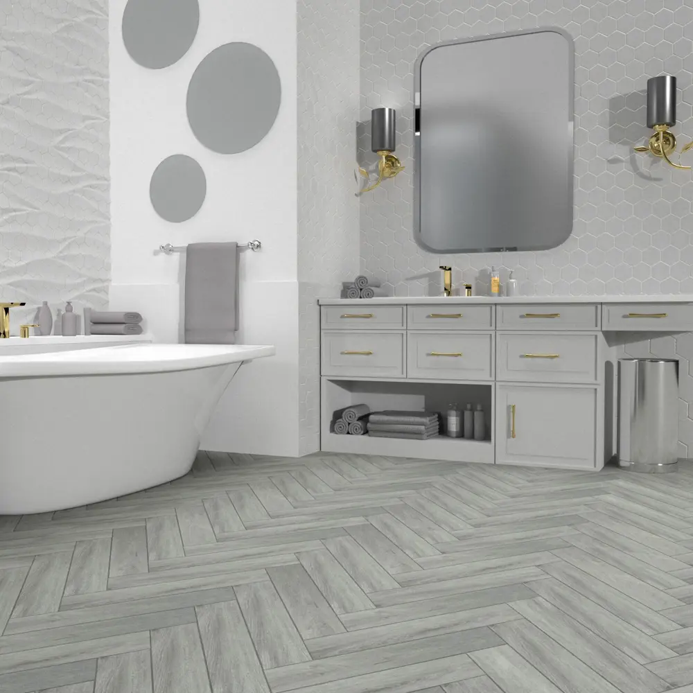 SPC плитка «Дуб Ампир» 33 класс толщина 4 мм 1.88 м² ATRIUM STLM-2137296