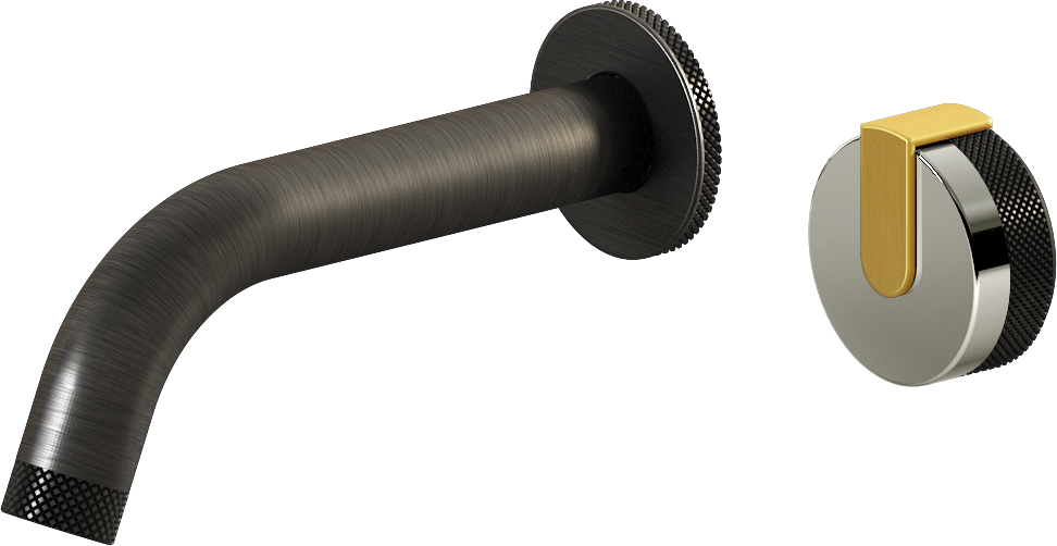 E-11535-R1PC-L1BAU-BOX Настенный прогрессивный смеситель скрытого монтажа для раковины GRAFF MOD+