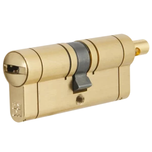 Цилиндр Mottura Champions 31 C31F363601TC5, 31x10x31 мм, ключ/шток, цвет латунь, без вертушки