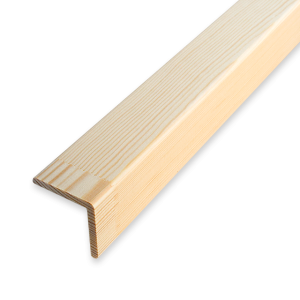 84688466 Уголок плоский деревянный сращенный равнобокий 40х40х1000 мм Сосна Экстра STLM-0053719 Santreyd