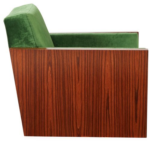 Кресло Arthur зеленое ICON DESIGNE ДИЗАЙНЕРСКИЕ 178028 Зеленый  - Вид №2