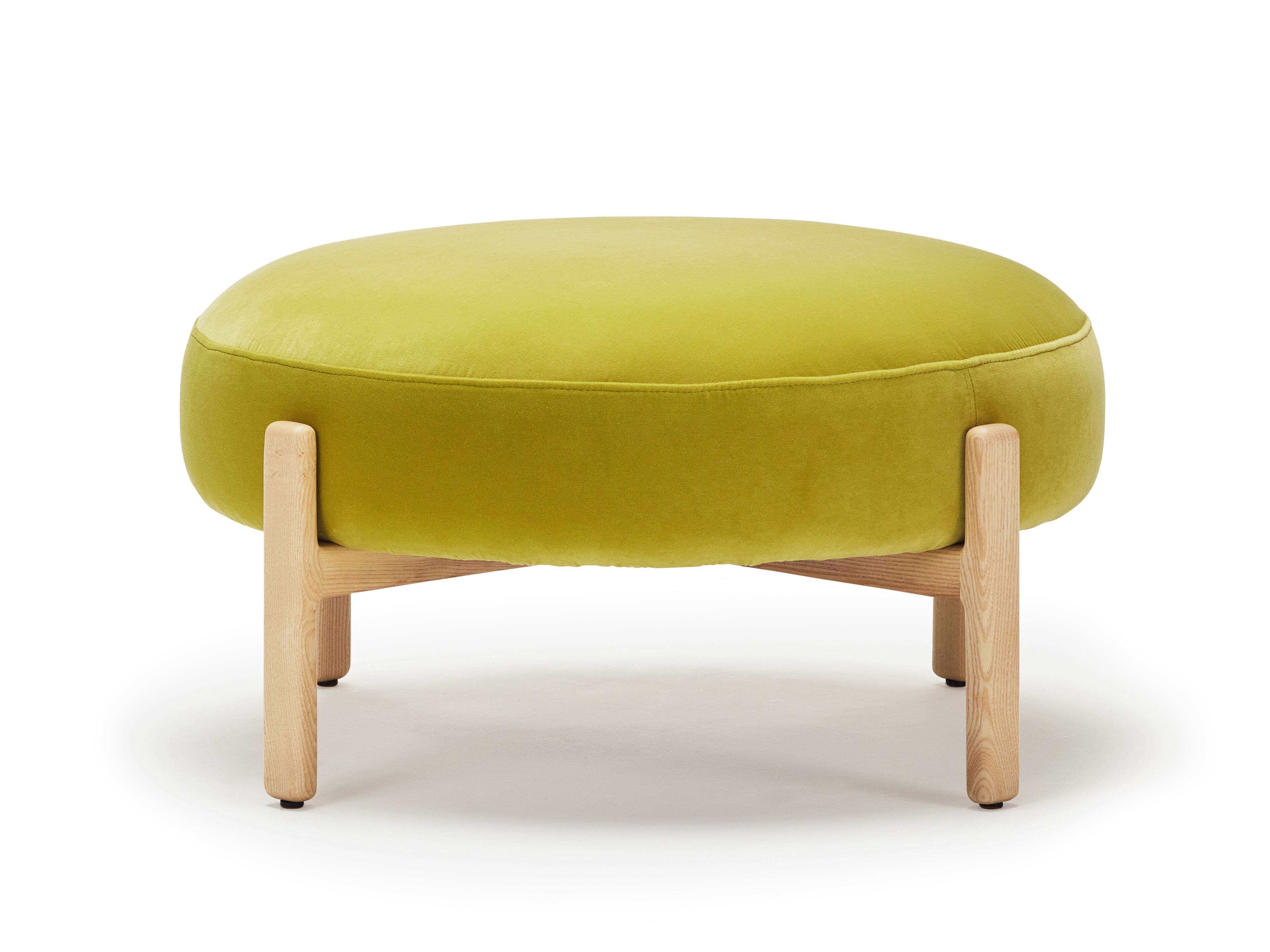 Круглый пуф из ткани Papell Design Arvil ARCH-00063305