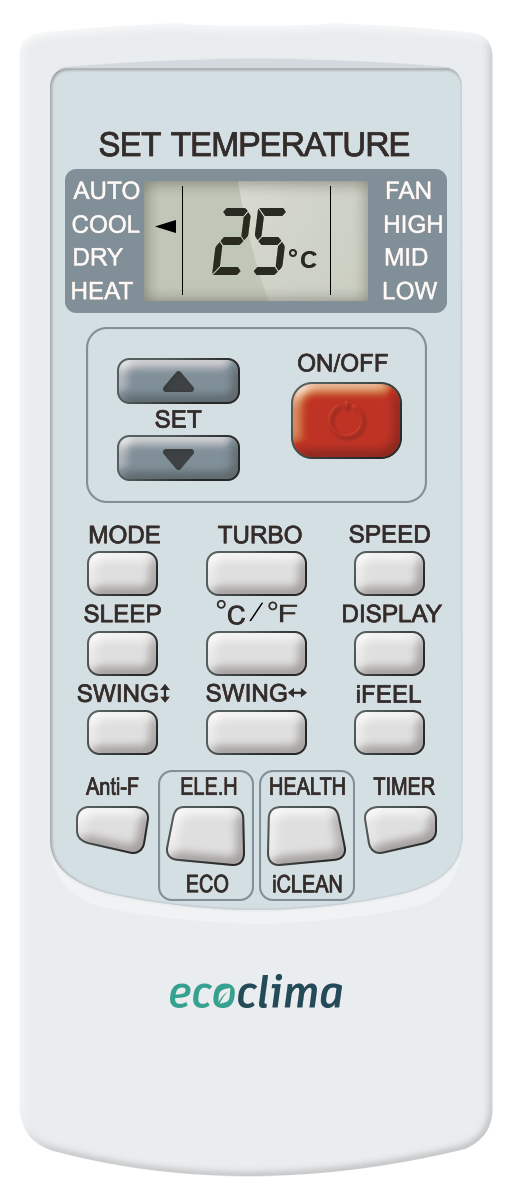 9092918 Кондиционер настенный сплит-система Ecoclima ECW-AX24/FB-4R1/EC-AX24/F4R1 белый STDN-0036623 - Вид №5