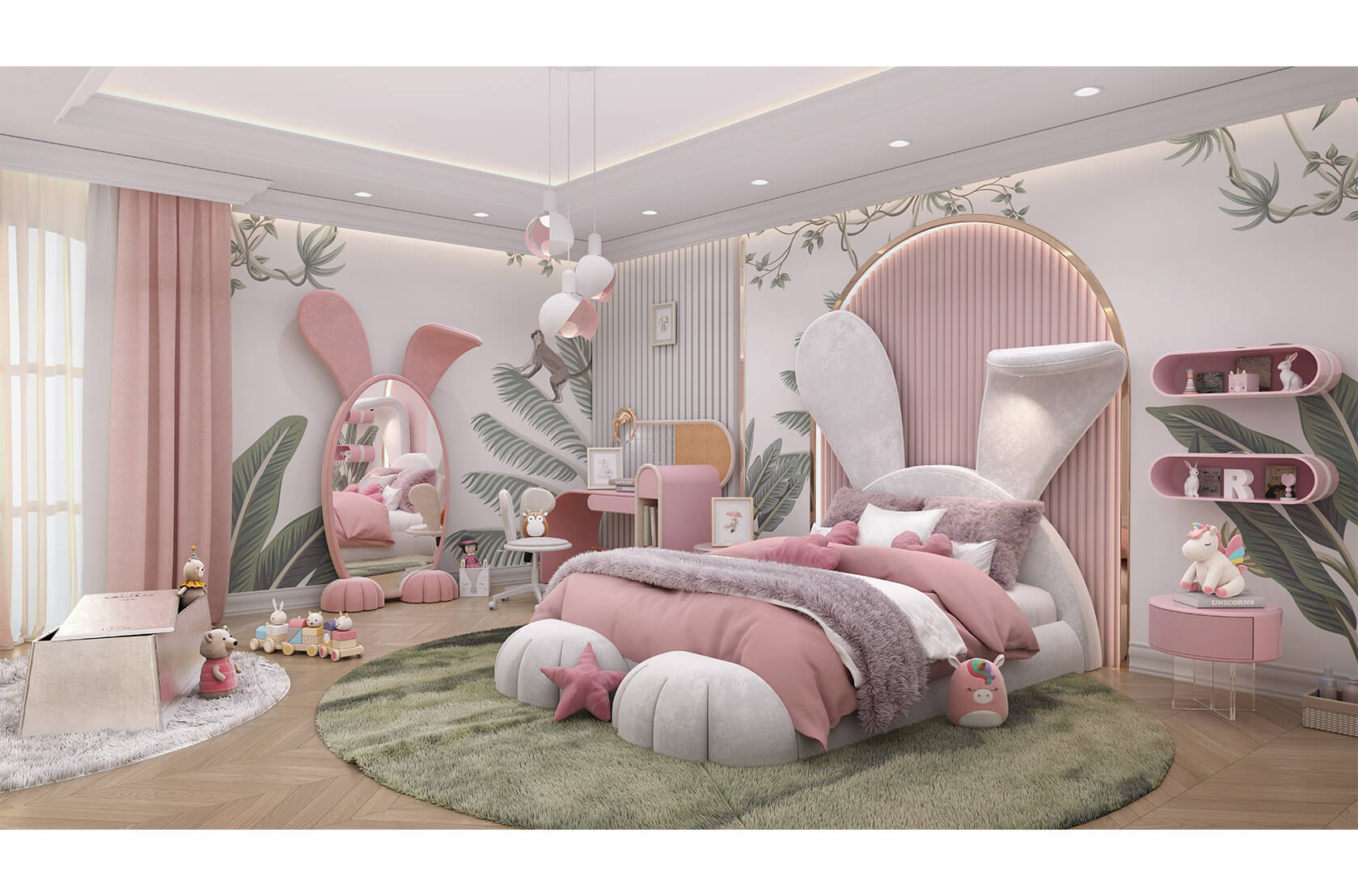 CIST384 Зеркала для детской Кролик Circu  - Вид №8