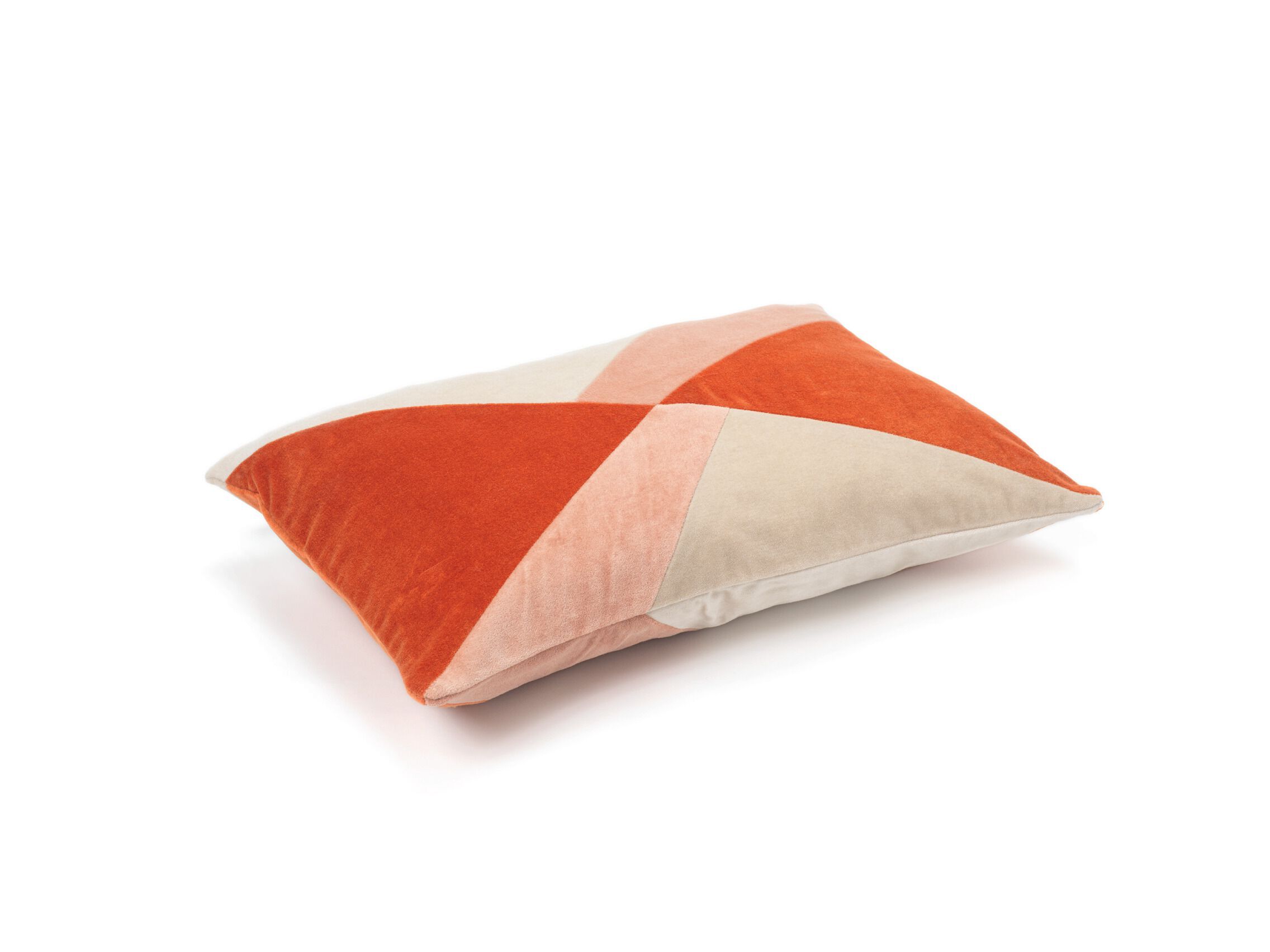 Бархатная подушка с геометрическим рисунком Élitis CLIO ARCH-00143022 - Вид №6