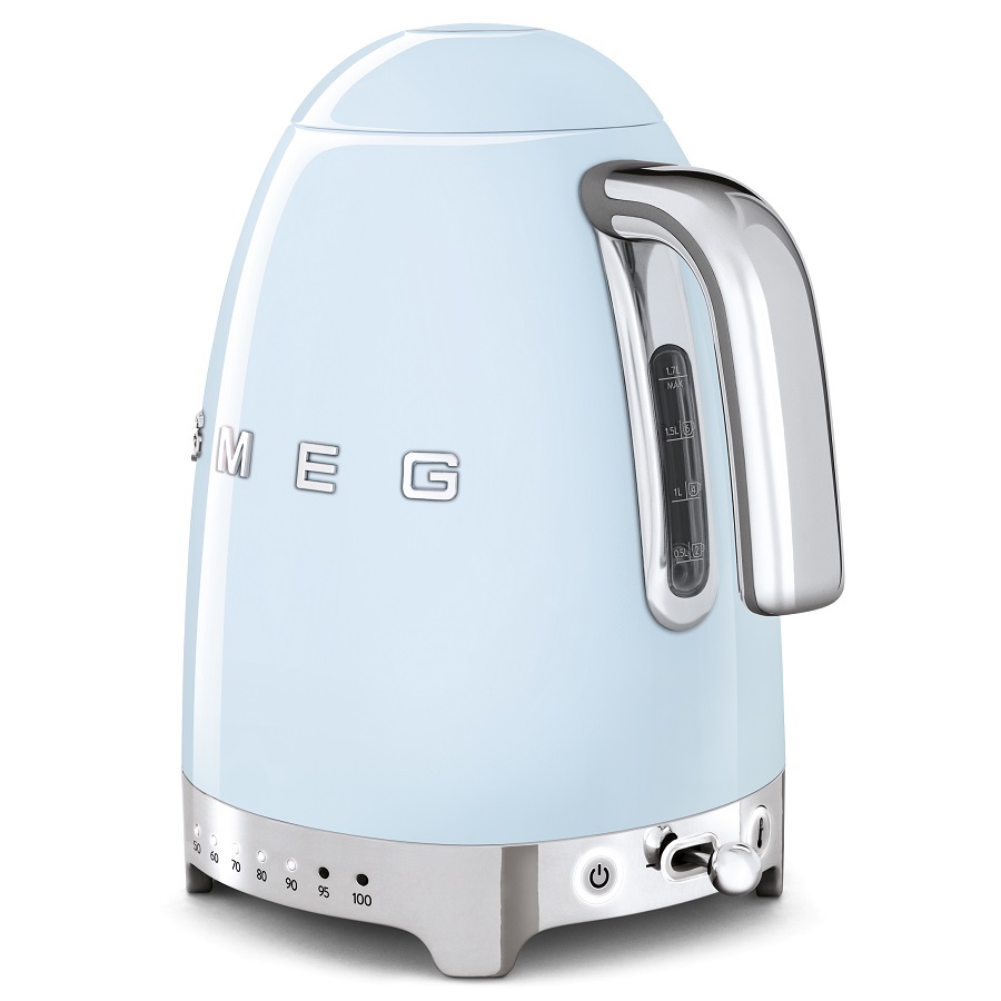 Чайник электрический Smeg с регулируемой температурой, голубой KLF04PBEU - Вид №3