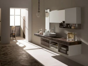 RAB Arredobagno Подвесная тумба под умывальник Soul wood 23