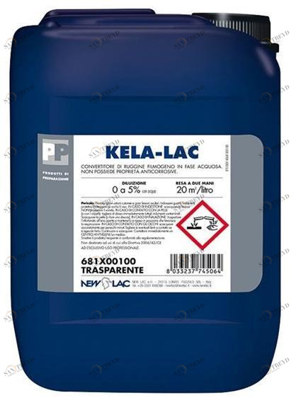 NEW LAC Пленкообразующий преобразователь ржавчины Fondi per legno, ferro e leghe leggere sun-id-1425071