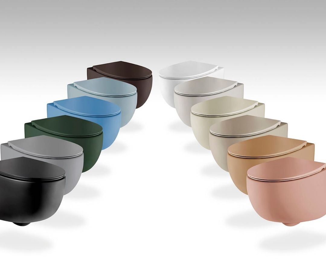 S555T0R0V6.140 Подвесной унитаз настенный Синий A. e T. Italia Dot Италия AeT ITALIA DOT 2.0 - Вид №3