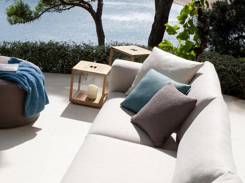 TRIBÙ Круглый садовый пуф из ткани  C0009/c0010/c0011  - Вид №5