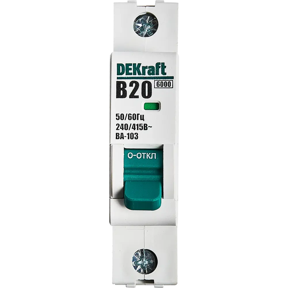 Автоматический выключатель DEKraft ВА-103 для надежной защиты электросети 88460947 STLM-1501500 - Вид №1