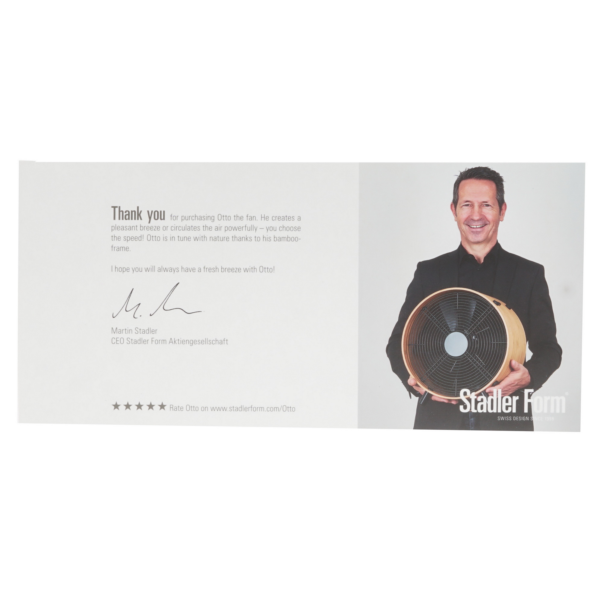 1126669 Вентилятор Stadler Form Otto O-009R  коричневый STDN-0033917 - Вид №5