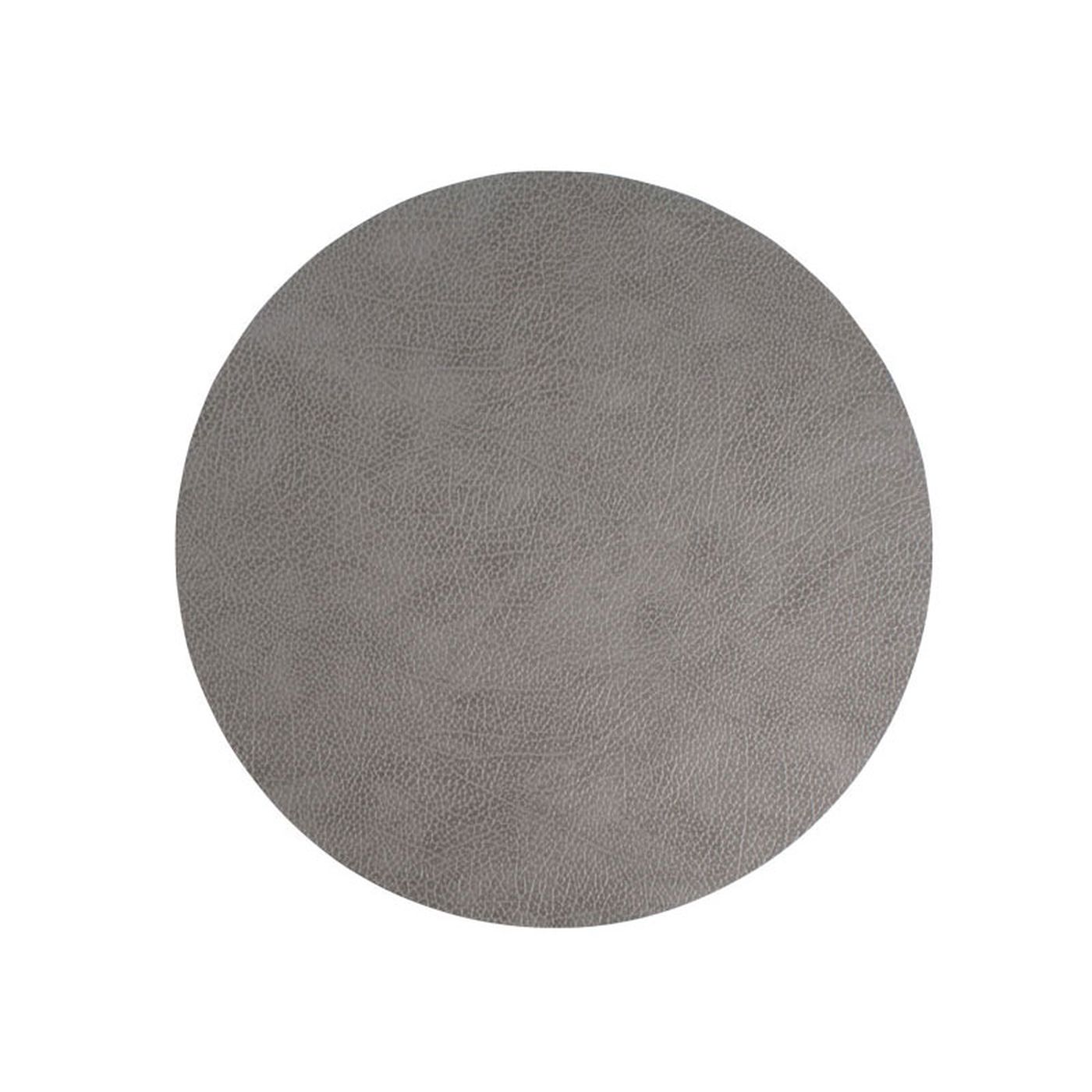 98867 HIPPO anthracite-grey подстановочная салфетка круглая, диаметр 40 см, толщина 1,6 мм;LIND DNA 