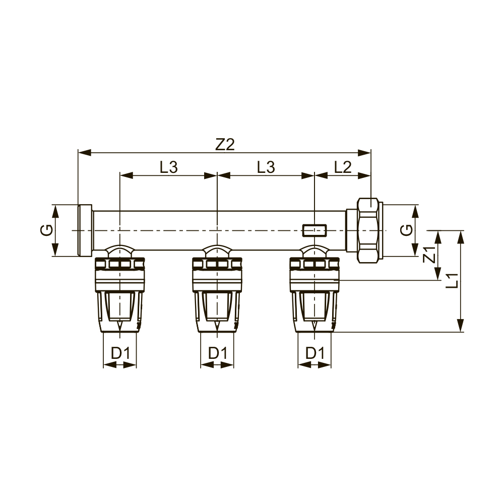 8730027 Коллекторы Tece  - Вид №3