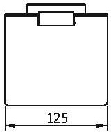 10941A Бумагодержатель подвесной цвет хром LANGBERGER ALSTER - Вид №2