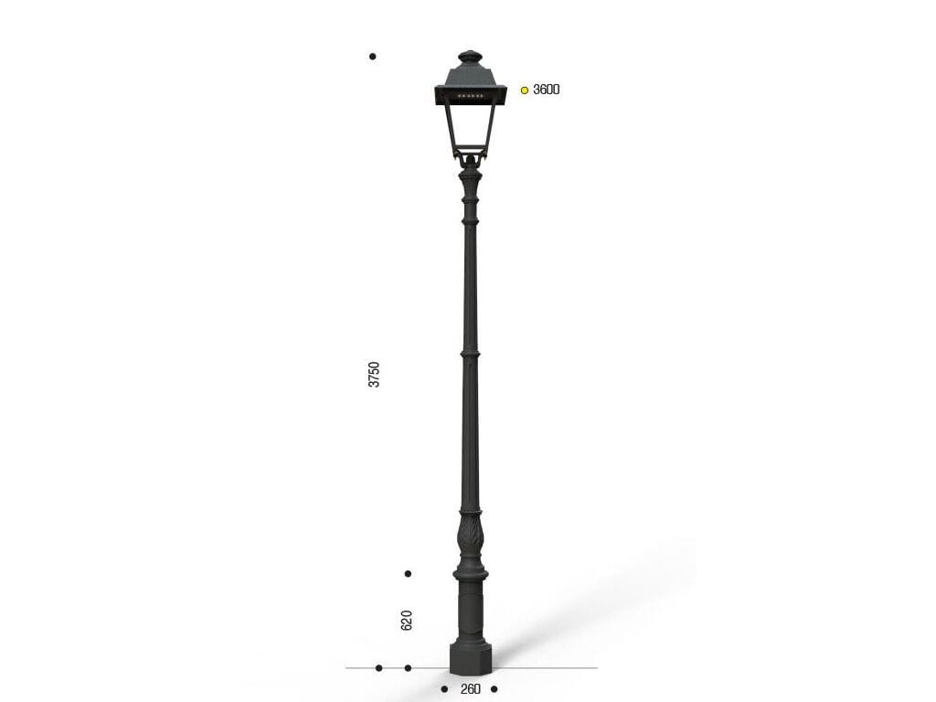 Чугунный уличный фонарь EUROCOMITALIA CHALLANT ARCH-00032189 - Вид №2