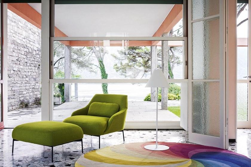 Tacchini Прямоугольный пуф из ткани Lima sun-id-1433502 - Вид №1