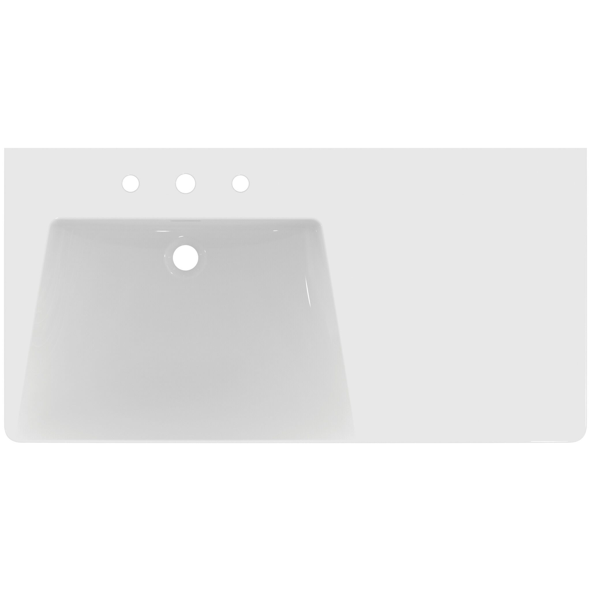 Керамическая раковина с одной столешницей с переливом Ideal Standard La Dolce Vita ARCH-00095709 - Вид №6